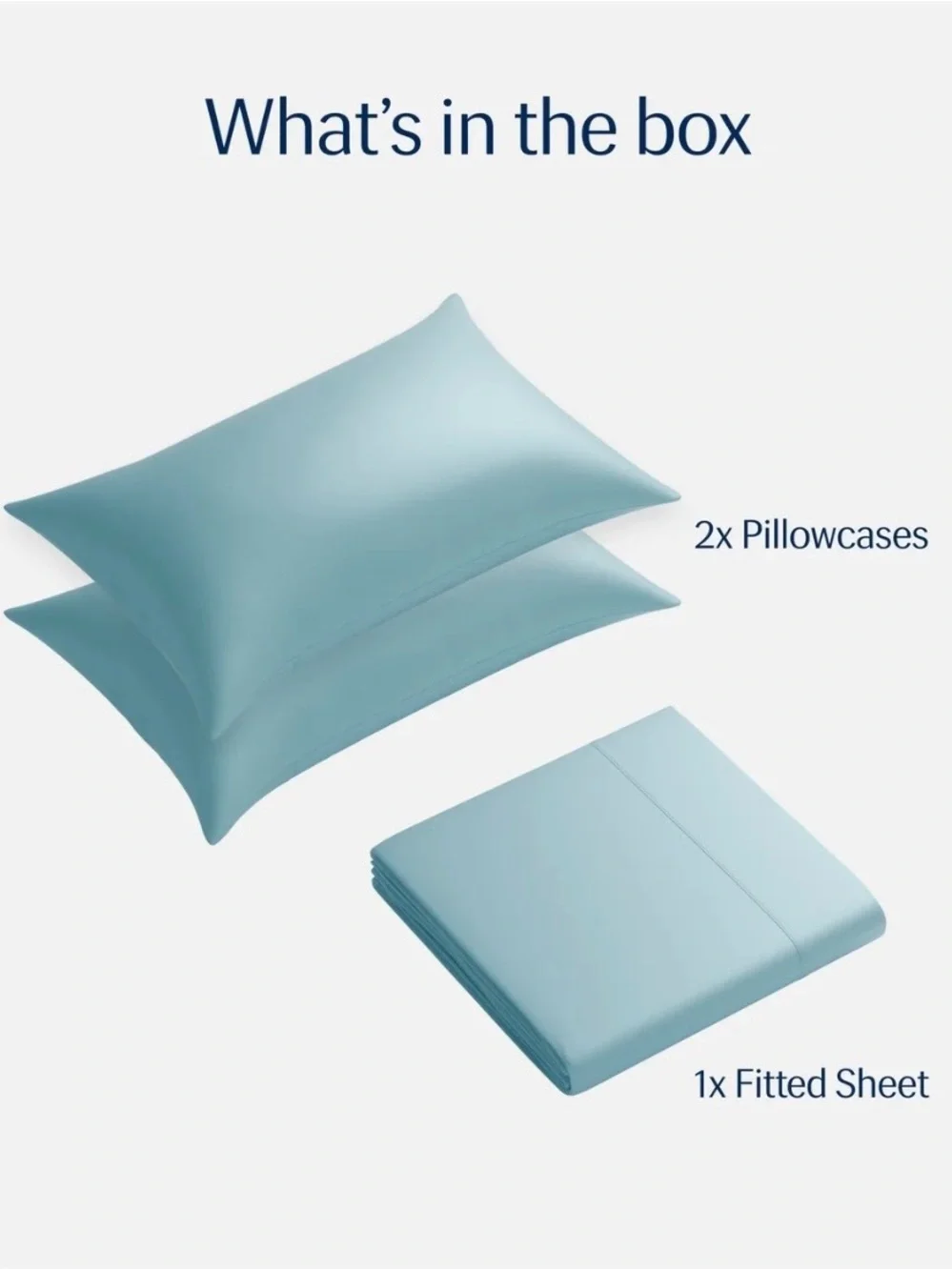 REST Evercool Cooling Sheets in Snow Aqua Blue - King + Queen
